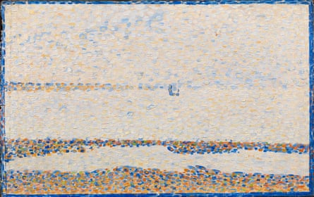 The Beach at Gravelines, 1890, by Georges Seurat