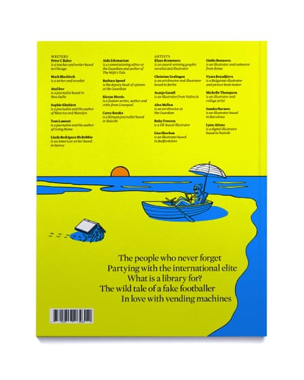 The back cover of the magazine