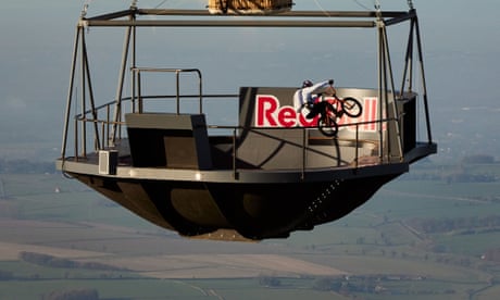 BMX rider tackles the world’s first floating skatepark – video