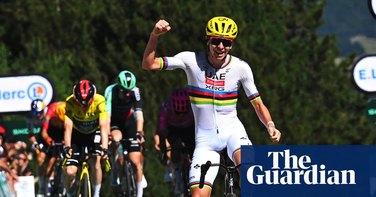 Pogacar rises above wildfire restrictions to take yellow jersey in deserted Les Angles