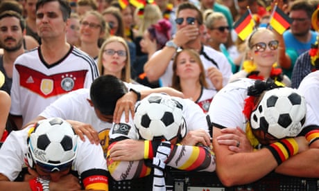 Germany fans react