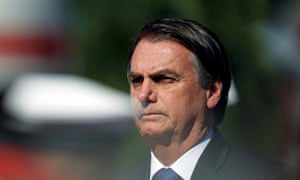 Jair Bolsonaro earlier this month. Observers voiced concern that one of the more temperate characters around Brazil’s far-right leader had been forced out.