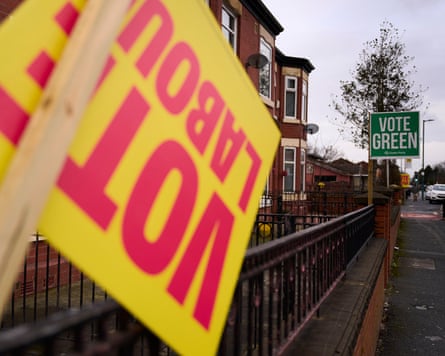 Gorton, Manchester, where newly elected Green party MP Hannah Spencer overturned a huge Labour majority.