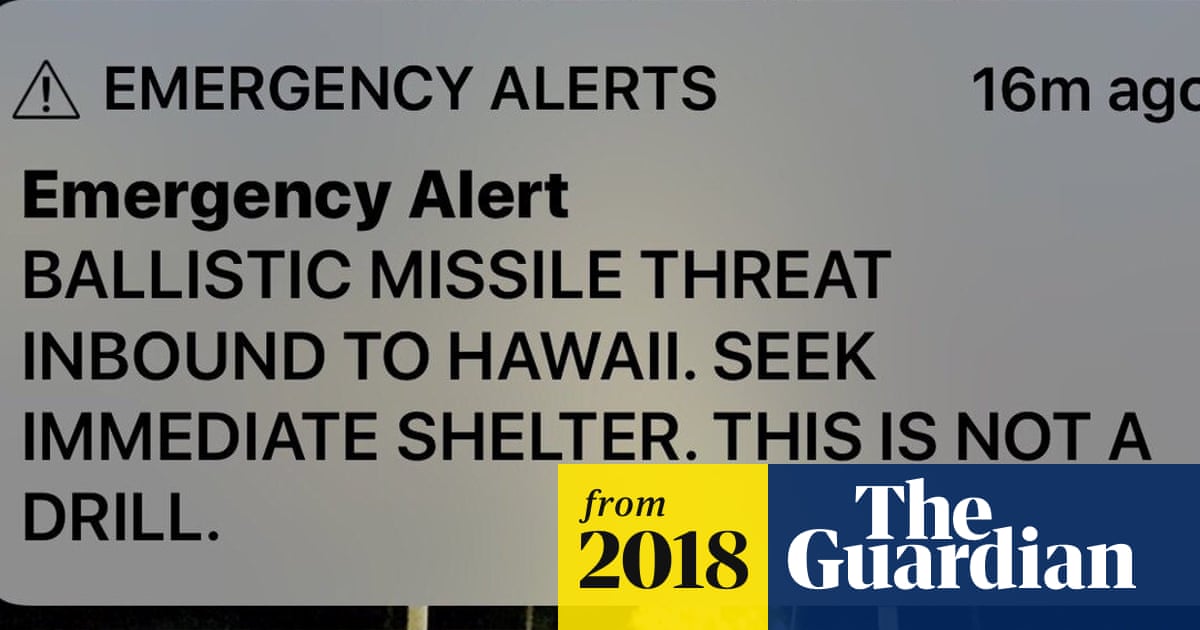 Hawaii missile false alarm due to badly designed user interface, reports say