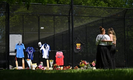 Ben Austin is remembered at Wally Tew Reserve in Ferntree Gully, Melbourne