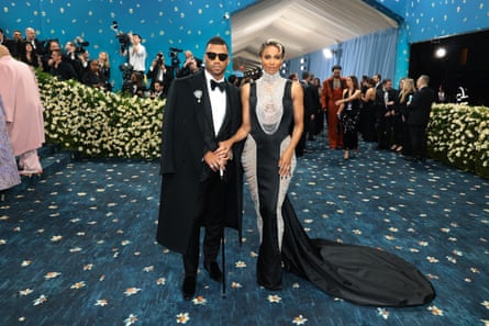 Russell Wilson and Ciara attend the 2025 Met Gala.