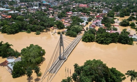 Brazil, Peru and Bolivia were badly affected by severe floods that displaced citizens, destroyed buildings and isolated entire cities
