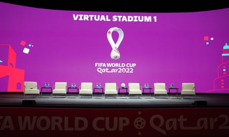 A general view of Virtual Stadium 1 ahead of the Technical Study Group Media Briefing.