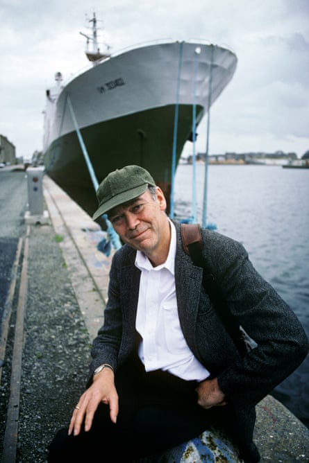 Jonathan Raban à Saint-Malo, France.