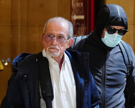 Aomar Aït Khedache is brought to the court