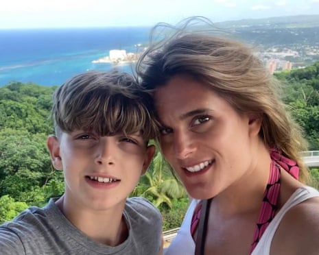 Jools Sweeney with his mother, Ellen Roome