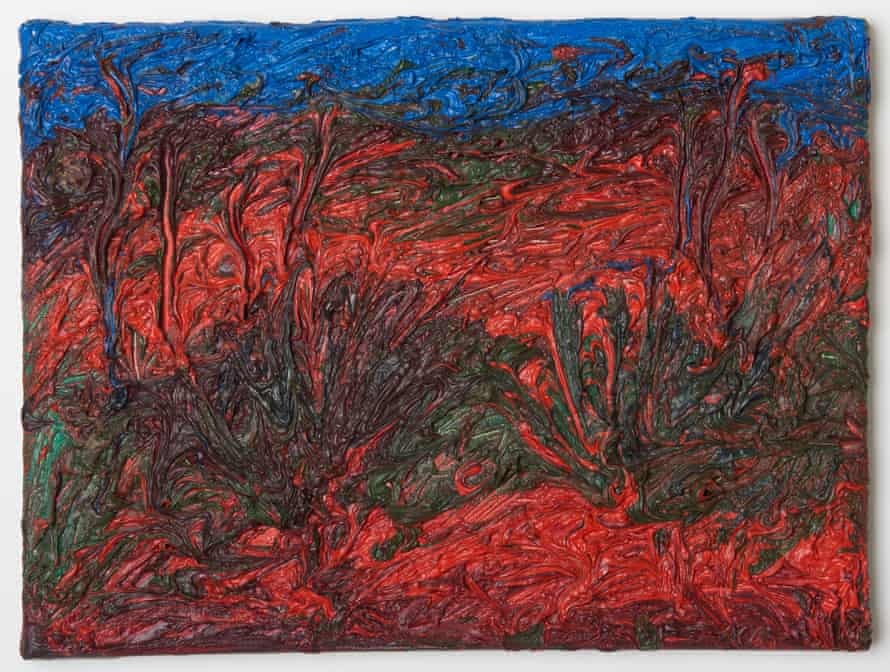 Derek Jarman Demonstration! at Manchester Art Gallery from Thursday April 2, 2020 to Monday August 31, 2020 Derek Jarman, Prospect, 1991, Oil on canvas, 30.5 x 40.5 cm,