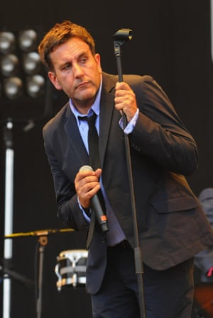 Terry Hall performing with the Specials on the Pyramid stage during day two of the Glastonbury festival, June 2009.