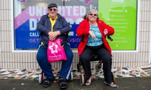 Caerphilly residents Trevor and Susan Parry, who thought the local lockdown inevitable after seeing packed pubs in their town