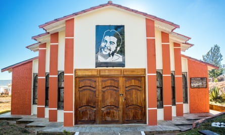 Memorial building at the site where Guevara’s body lay in an unmarked grave. Vallegrande, Bolivia.