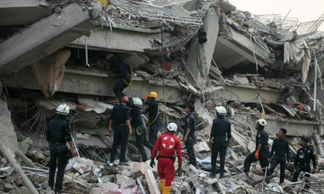 Myanmar earthquake: death toll passes 1,600 as search for survivors  continues | Myanmar | The Guardian