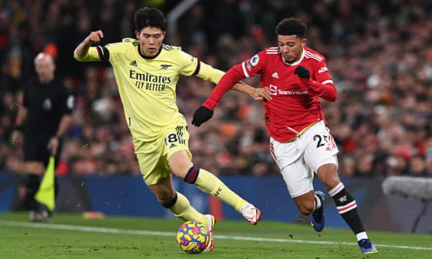 Manchester United winger Jadon Sancho first caught Ralph Rangnick’s eye playing for England Under-19s.
