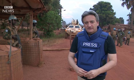 Fergal Keane reporting from Bambari in the Central African Republic