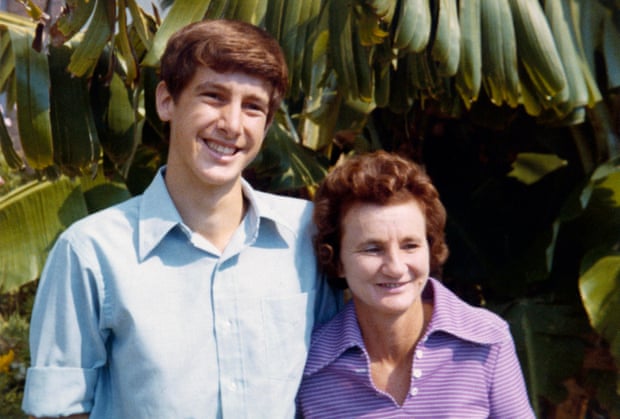 John Cruthers with his mother and Sheila in 1974.