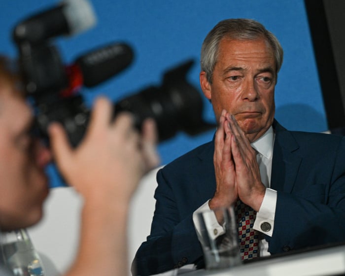 Farage urges Starmer to appoint Reform peers to House of Lords