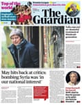 Guardian front page 16/4/18