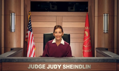 .Judy Sheindlin on set of Judy Justice