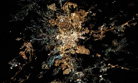A photo taken of Jerusalem from space