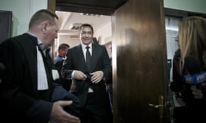 Victor Ponta after an appearance at the high court in Bucharest last year.