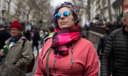 La manifestante Christelle Pink, 38 ans, agent immobilier, déclare: