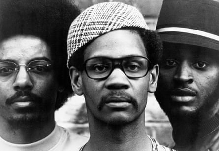 The Last Poets: Jalal Mansur Nuriddin, Abiodun Oyewole and Umar Bin Hassan, pictured in 1971.