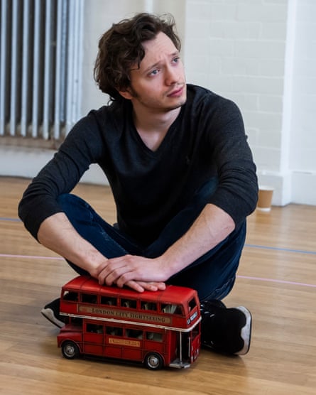 Alfie Friedman as Connor Sparrowhawk in rehearsals for Laughing Boy