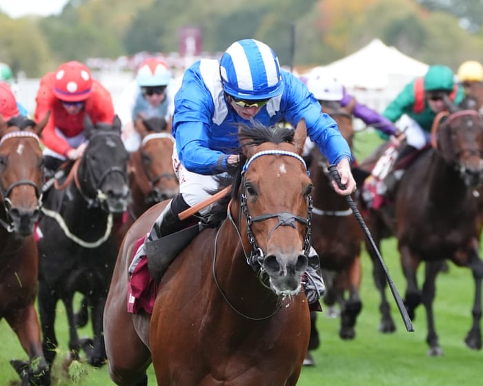 Minnie Hauk wins Fillies and Mares to land trainers’ championship blow for O’Brien on Champions Day – live