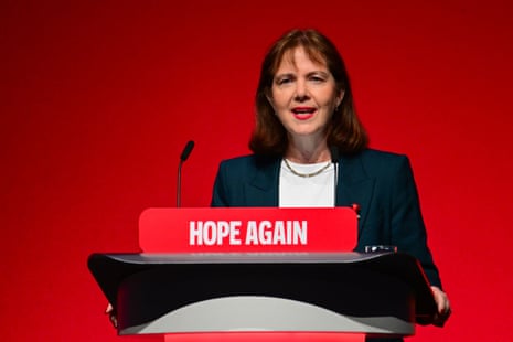 Claire Ward addressing the conference.