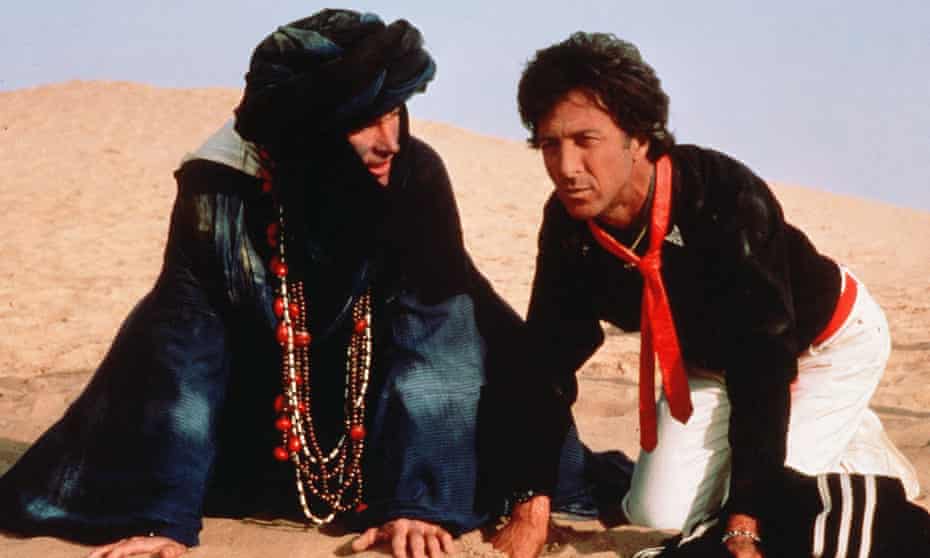 Warren Beatty and Dustin Hoffman in Ishtar, a fun, good-natured little comedy that just happened to cost big.