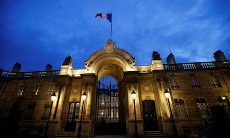 The Elysee Palace in Paris.