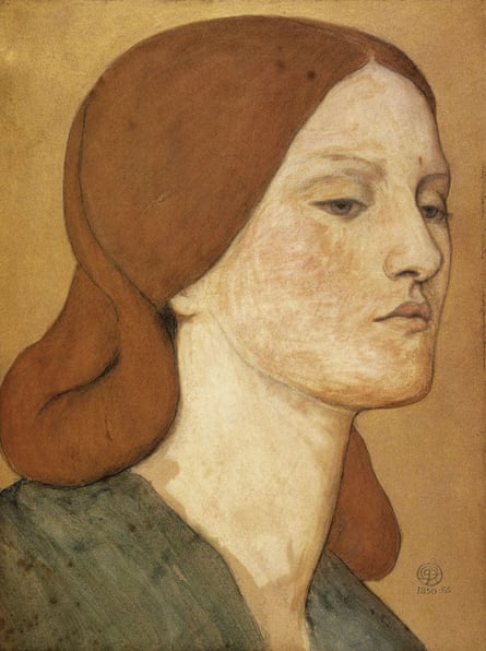 Dante Gabriel Rossetti’s portrait of Elizabeth Siddal.