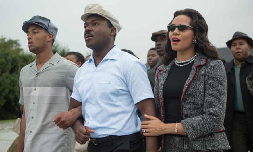 Carmen Ejogo with David Oyelowo in Selma.