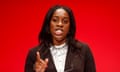 Kate Osamor speaking at the Labour party conference