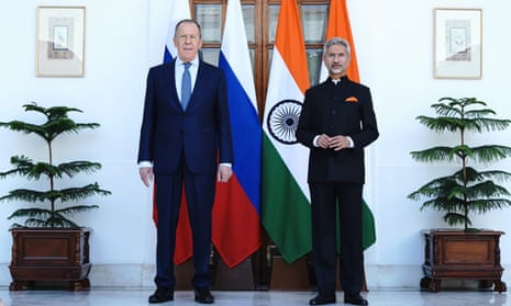 Indian San Blackmail Mom Xxx Videos - Russia and India will find ways to trade despite sanctions, says Lavrov |  India | The Guardian