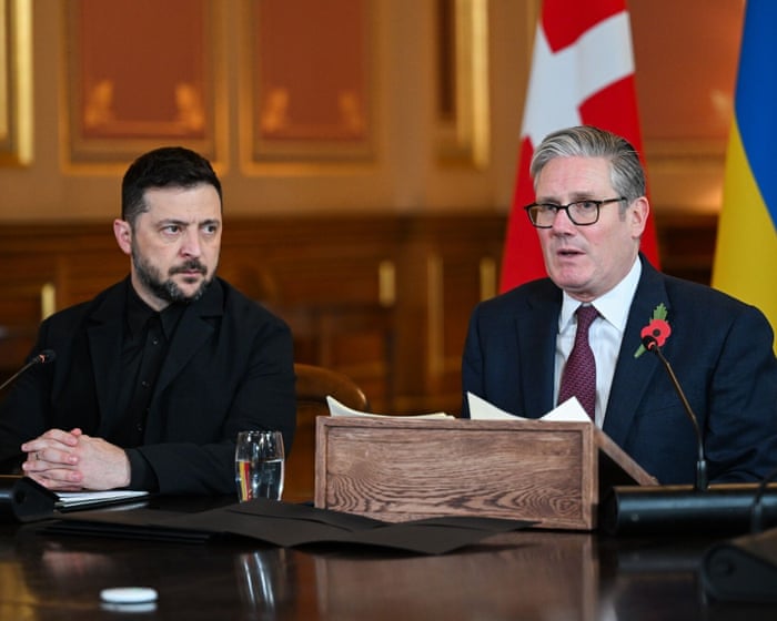 ‘Ukraine’s future is our future’, says Starmer, as he vows coalition will take Russian oil and gas off market to choke funding – Europe live
