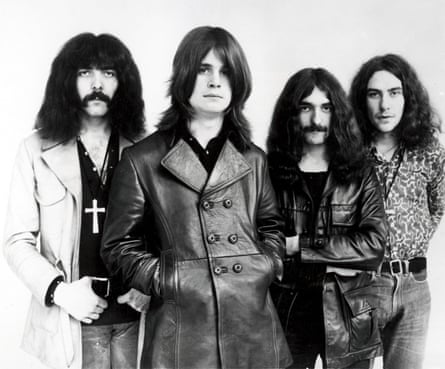 Tony Iommi, Ozzy Osbourne, Geezer Butler and Bill Ward in Black Sabbath’s early days.