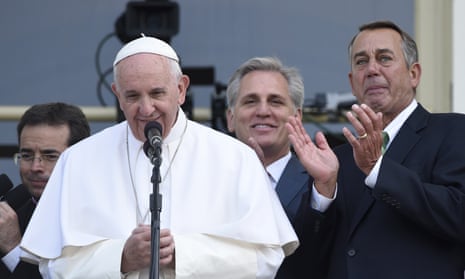 John Boehner (R) and Pope Francis.