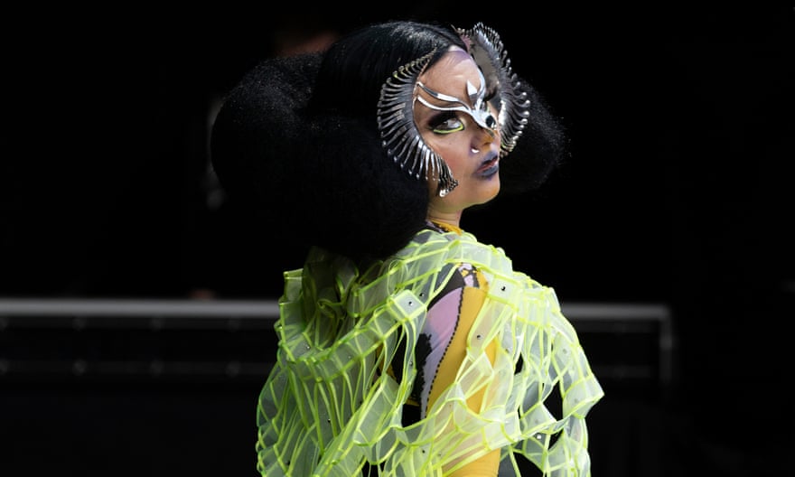 Björk live in Norway, 2022.