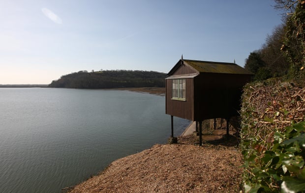 Laugharne Boat House - Wales<br>The Boat House, Laugharne, the home of Dylan Thomas, the wooden shed where he worked.