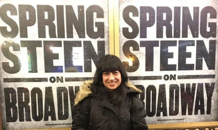 Sindy Grewal at Springsteen’s Broadway show in 2018.