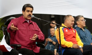 Maduro speaks during a meeting with members of the constituent assembly in Caracas on Wednesday.