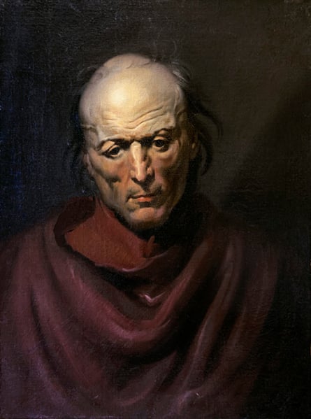 Javier Burgos spotted The Melancholic Man in an exhibition in Ravenna, Italy and believes it is by Théodore Géricault.