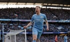 Kevin De Bruyne double inspires Manchester City’s derby rout of United