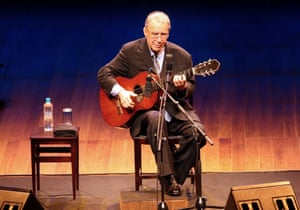 João Gilberto performing in 2008.