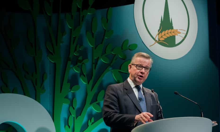 Michael Gove, secretary of state for environment, addressing the Oxford Farming Conference on Thursday 4 January